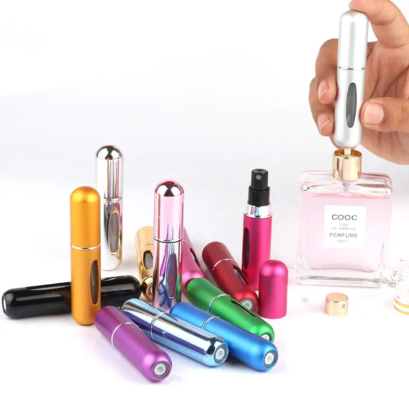 Colorful 5ml Portable Mini Refillable Perfume Bottle With Spray Scent Pump Empty Cosmetic Containers Spray Atomizer Bottle For T
Colorful 5ml Portable Mini Refillable Perfume Bottle With Spray Scent Pump Empty Cosmetic Containers Spray Atomizer Bottle For T
