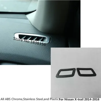 For Nissan X-Trail Xtrail T32/Rogue 2014 2015 2016 Garnish Cover Frame Trim Carbon Fiber Front Air Conditioning Outlet Vent 2pcs
For Nissan X-Trail Xtrail T32/Rogue 2014 2015 2016 Garnish Cover Frame Trim Carbon Fiber Front Air Conditioning Outlet Vent 2pcs