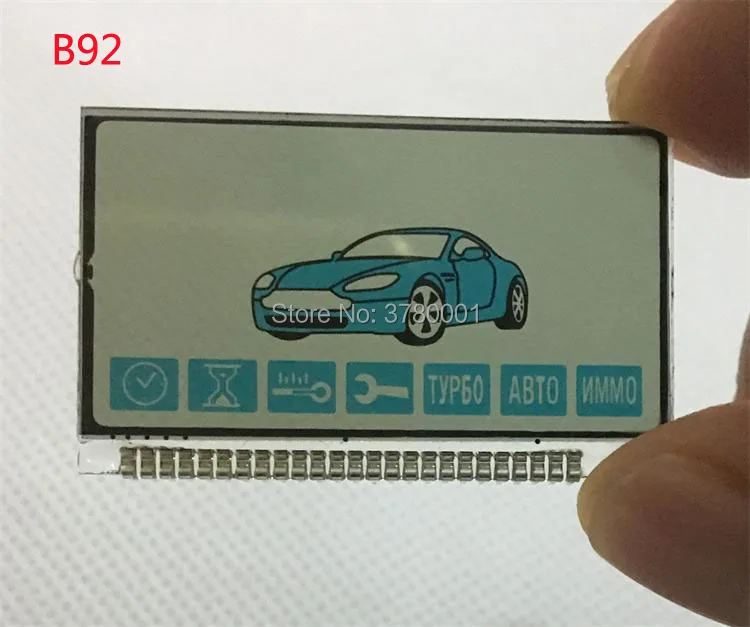 Wholesale Russian version B92 lcd display for Keychain Starline B92 B94 lcd remote control key fob two way car alarm system
Wholesale Russian version B92 lcd display for Keychain Starline B92 B94 lcd remote control key fob two way car alarm system