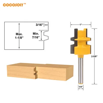 DIY Woodworking Tools Rail & Stile Router Bit Woodworking Cutting Tools-1/4" Shank
DIY Woodworking Tools Rail & Stile Router Bit Woodworking Cutting Tools-1/4" Shank