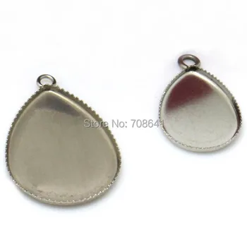 Blank Stainless Steel teardrop Bezel with a Loop Pendant Bases Settings Glass Cabochon Connector Pendant DIY Charms Findings
Blank Stainless Steel teardrop Bezel with a Loop Pendant Bases Settings Glass Cabochon Connector Pendant DIY Charms Findings