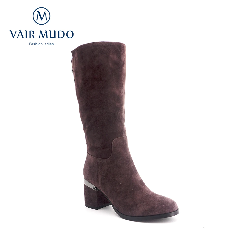 VAIR MUDO High Quality Knee-High Woman Boots Genuine Leather Round Toe Short Plush Warm Winter Square Heel Lady Boots ZT1
VAIR MUDO High Quality Knee-High Woman Boots Genuine Leather Round Toe Short Plush Warm Winter Square Heel Lady Boots ZT1