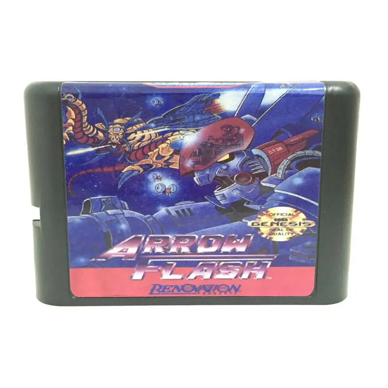 Top quality 16 bit Sega MD game Cartridge for Megadrive Genesis system --- Arrow Flash
Top quality 16 bit Sega MD game Cartridge for Megadrive Genesis system --- Arrow Flash