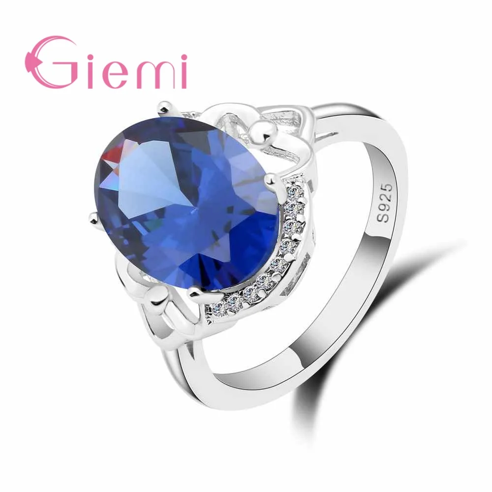 Hot Sale Romantic Wedding Bridal Blue Crystal Rings 925 Sterling Silver Party Silver Jewelry Dropshipping
Hot Sale Romantic Wedding Bridal Blue Crystal Rings 925 Sterling Silver Party Silver Jewelry Dropshipping