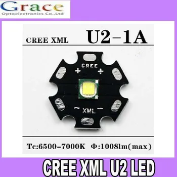 1pcs Cree XLamp XML U2 White Color 10W LED Emitter with 20mm Star Heatsink For Flashlight DIY
1pcs Cree XLamp XML U2 White Color 10W LED Emitter with 20mm Star Heatsink For Flashlight DIY