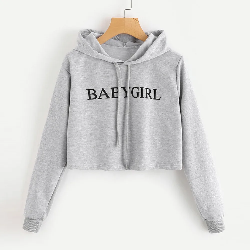 Womens Hoodies Long Sleeve Letter Printed Hoodie Sweatshirt Hooded Pullover Crop Tops Casual Sweatshirt Women Hoodies Autumn
Womens Hoodies Long Sleeve Letter Printed Hoodie Sweatshirt Hooded Pullover Crop Tops Casual Sweatshirt Women Hoodies Autumn