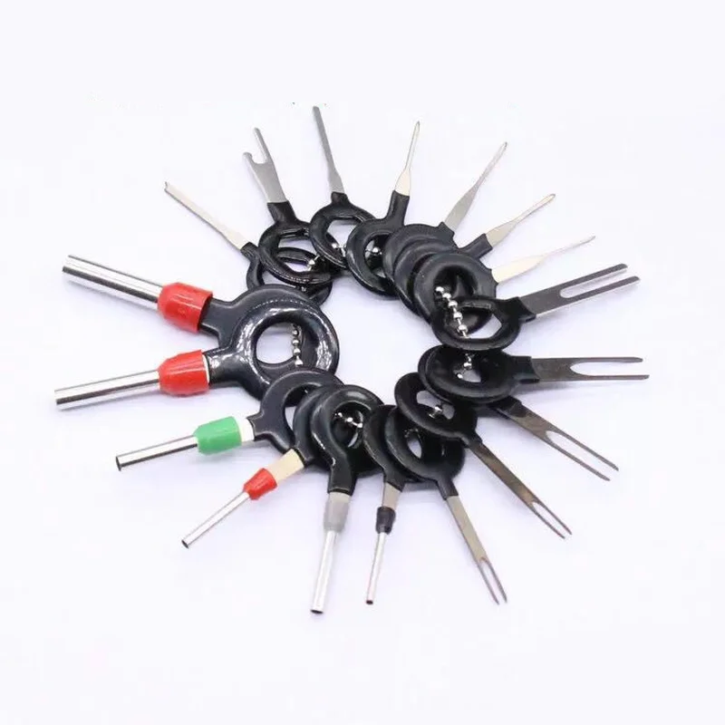 18Pcs/Set Auto Car Plug Circuit Board Wire Harness Terminal Connector Pin Extractor Kit Back Needle Remove Tool Set
18Pcs/Set Auto Car Plug Circuit Board Wire Harness Terminal Connector Pin Extractor Kit Back Needle Remove Tool Set