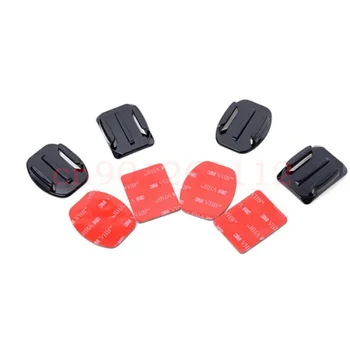 

2 Flat Mounts and 2 Curved Adhesive Mounts With 3M Adhesive Pads For Gopro HD Hero 3+/3 SJ4000 WIFI/other Sport Camera