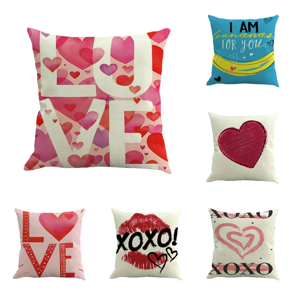 45x45cm Cushion Cover Love Words Printed Pillow Case Romantic Style Flax Decorative Pillowcase For Home Sofa Decor
45x45cm Cushion Cover Love Words Printed Pillow Case Romantic Style Flax Decorative Pillowcase For Home Sofa Decor