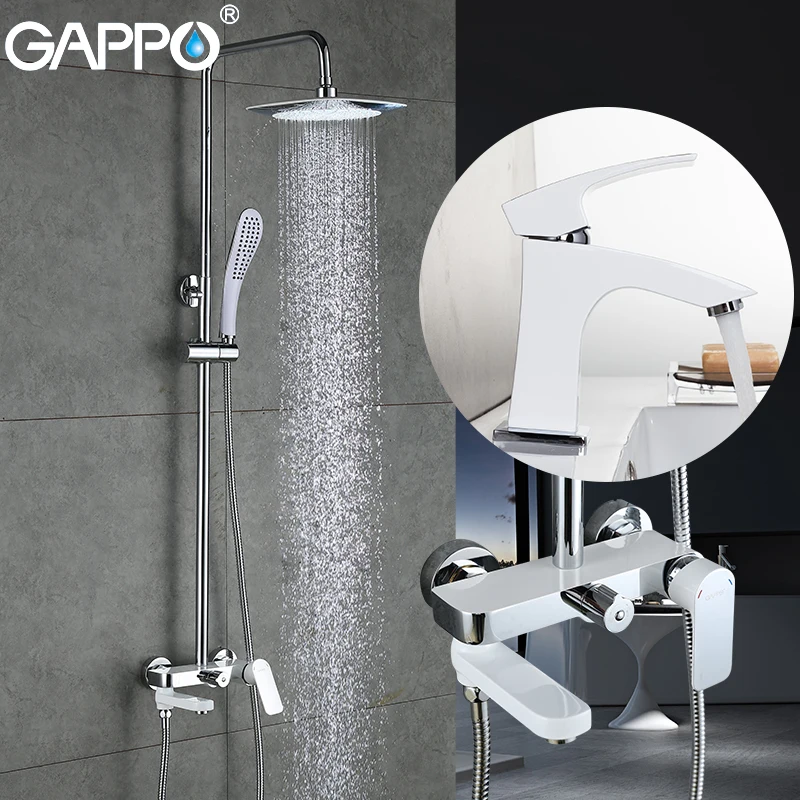 

GAPPO bathtub faucet waterfall faucet Rainfall Bath tub taps brass shower Spray bathroom sink faucet muslim toilet shower bidet