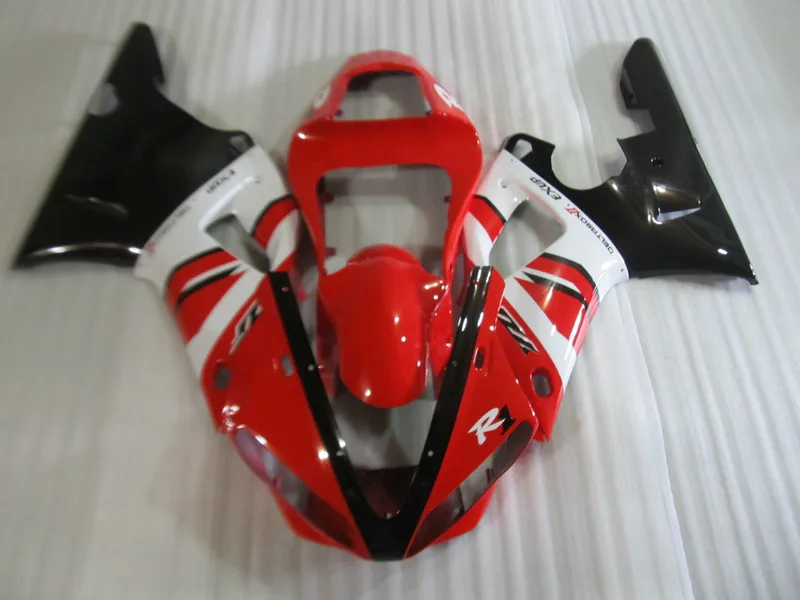 

Motorcycle Fairing KIT for YAMAHA YZFR1 00 01 YZF R1 2000 2001 YZFR1000 yzfr1 00 01 red white black Fairings set+7gifts YF01