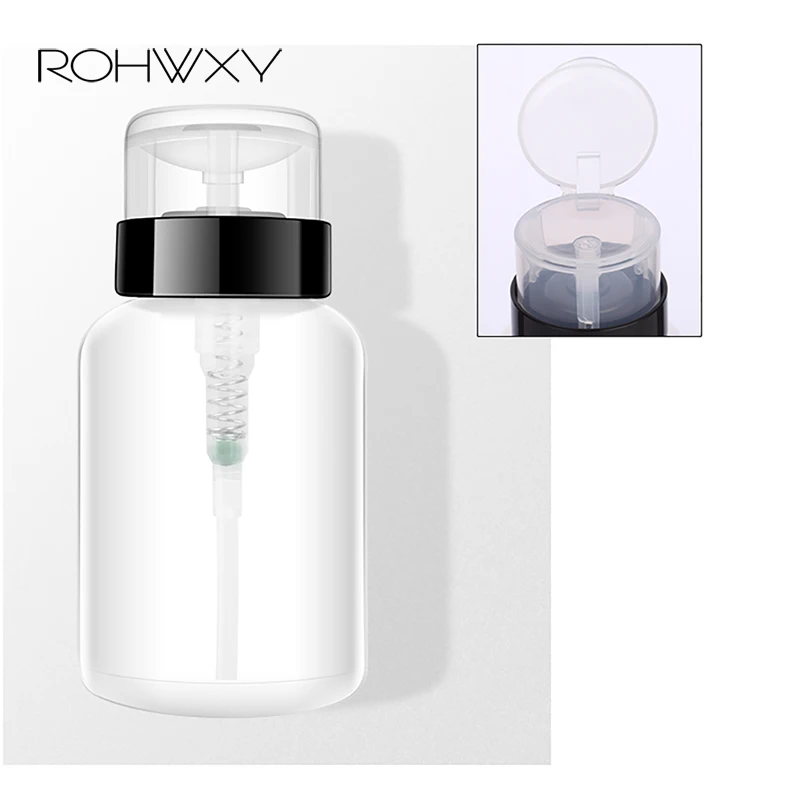 ROHWXY 200ml Gel Nail Remover Bottle Spray Push Down Empty Pump Dispenser For Nail Polish Remover Alcohol Clear Bottle
ROHWXY 200ml Gel Nail Remover Bottle Spray Push Down Empty Pump Dispenser For Nail Polish Remover Alcohol Clear Bottle