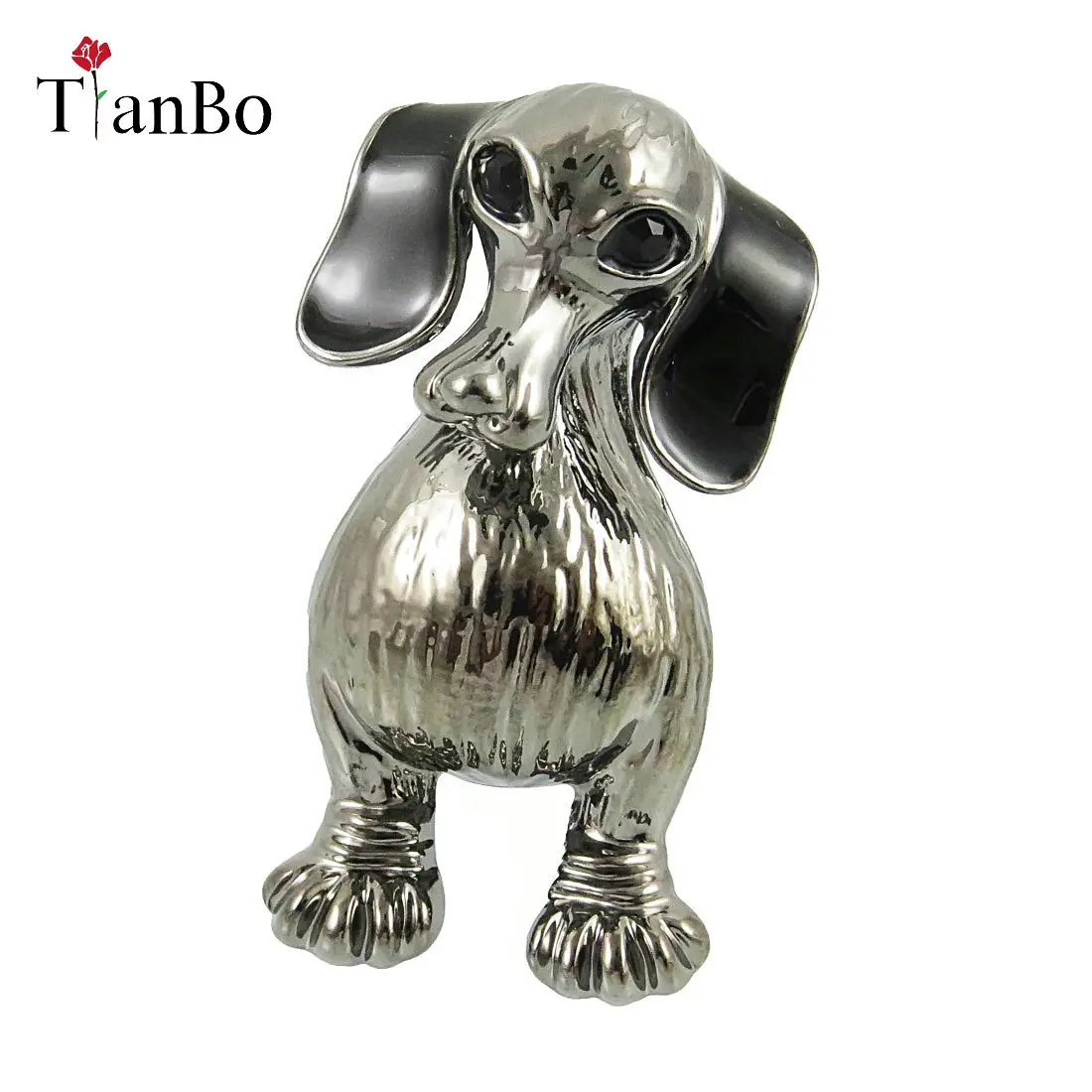 TianBo Cute Girls Boys Dog Brooch Black Gun Color Clothe Accessories Vintage Animal Corsage Pin Bijoux brooches para as mulheres
TianBo Cute Girls Boys Dog Brooch Black Gun Color Clothe Accessories Vintage Animal Corsage Pin Bijoux brooches para as mulheres