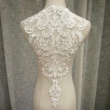 1 Piece 32*53cm Ivory Floral Lace Applique Embroidery Large Patches Wedding Veil DIY Sewing Craft Free Shipping
1 Piece 32*53cm Ivory Floral Lace Applique Embroidery Large Patches Wedding Veil DIY Sewing Craft Free Shipping