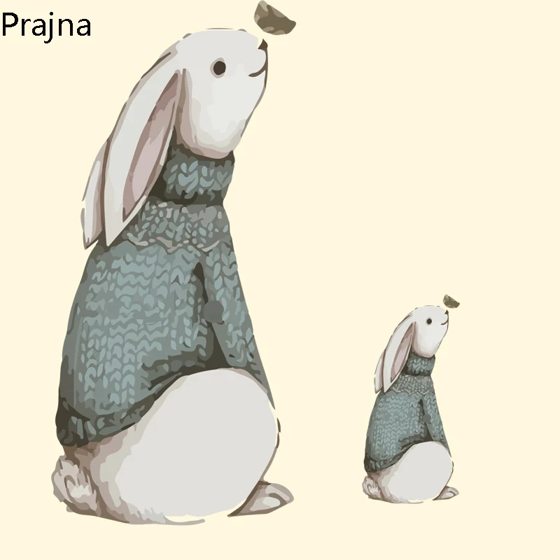 Prajna Cartoon Rabbit Iron On Transfers Stickers Hot Heat Vinyl Thermal Transfers For T Shirt Clothing DIY Badge Fabric Applique
Prajna Cartoon Rabbit Iron On Transfers Stickers Hot Heat Vinyl Thermal Transfers For T Shirt Clothing DIY Badge Fabric Applique