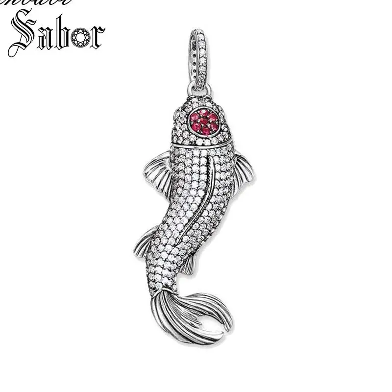 Pendant Koi Fish Sterling Silver Zirconia Size 4.7cm For Women Casual Gift Key Chains Jewelry Pendant Fit Necklace thomas
Pendant Koi Fish Sterling Silver Zirconia Size 4.7cm For Women Casual Gift Key Chains Jewelry Pendant Fit Necklace thomas
