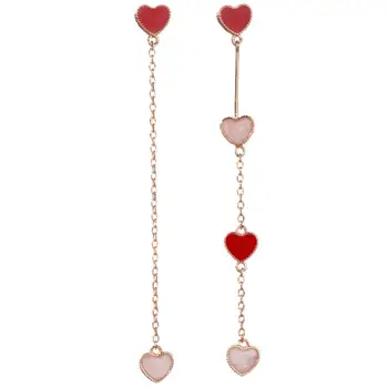 HRina Asymmetric Design S925 Sterling Silver Gold Plated Pink & Red Color Sweet Heart Drop Earrings For Women Jewelry Gifts
HRina Asymmetric Design S925 Sterling Silver Gold Plated Pink & Red Color Sweet Heart Drop Earrings For Women Jewelry Gifts