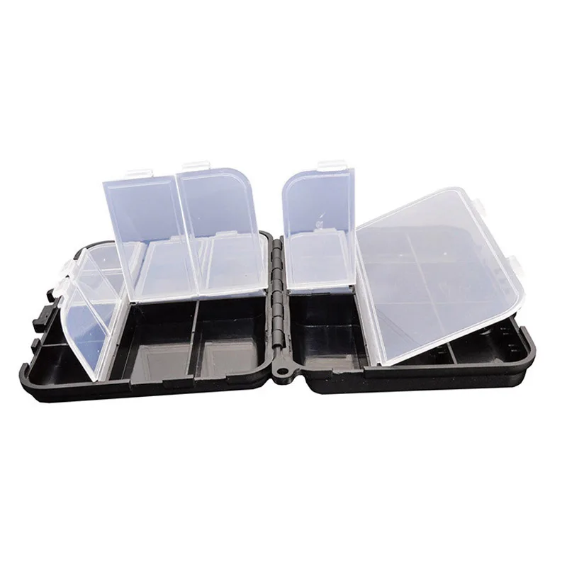 High Quality 12X10x3.4cmPractical Double Layer Lure Box Hard Plastic Fishing Bait Case Fishing Tackle Tool Container for Fishing
High Quality 12X10x3.4cmPractical Double Layer Lure Box Hard Plastic Fishing Bait Case Fishing Tackle Tool Container for Fishing