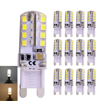 12 Pcs/lot CE&RoHs Mini G9 LED Corn Light SMD 2835 Bulb Spotlight For Chandelier Replace 25W Halogen Lamp 32LEDs AC 220V
12 Pcs/lot CE&RoHs Mini G9 LED Corn Light SMD 2835 Bulb Spotlight For Chandelier Replace 25W Halogen Lamp 32LEDs AC 220V