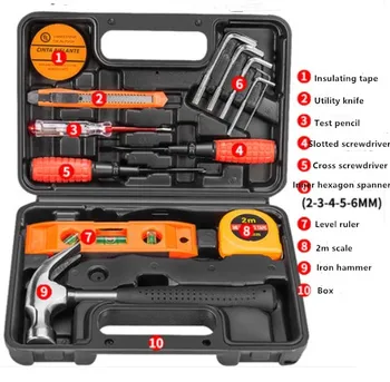 Free Shipping Manual household tools set hardware electrical tools multi-functional woodworking repair box combination
Free Shipping Manual household tools set hardware electrical tools multi-functional woodworking repair box combination