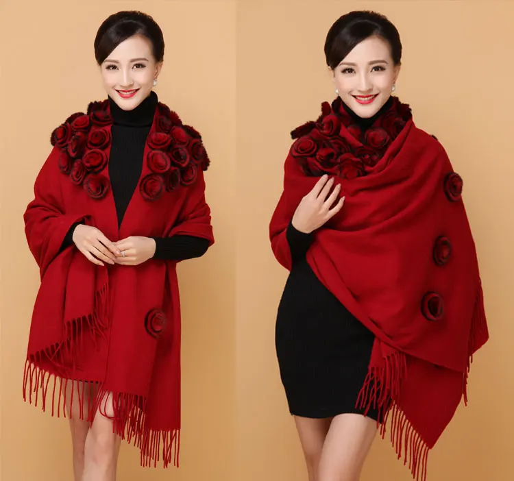winter shawl scarf women (10)
