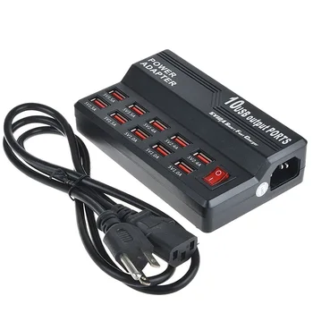 High Quality US EU 10 USB Ports 5V 12A Travel Smart Charger Adapter For iPhone 7 7plus Samsung Galaxy s7 edge Huawei P9 P9 lite
High Quality US EU 10 USB Ports 5V 12A Travel Smart Charger Adapter For iPhone 7 7plus Samsung Galaxy s7 edge Huawei P9 P9 lite
