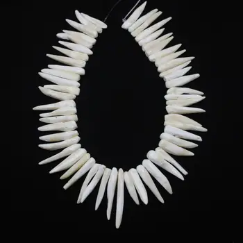 Full Strand,Natural Milky White Coral Spike Beads,Drilled Smooth Coral Stones Point Sticks Beads Jewelry for DIY Pendant Necklac
Full Strand,Natural Milky White Coral Spike Beads,Drilled Smooth Coral Stones Point Sticks Beads Jewelry for DIY Pendant Necklac