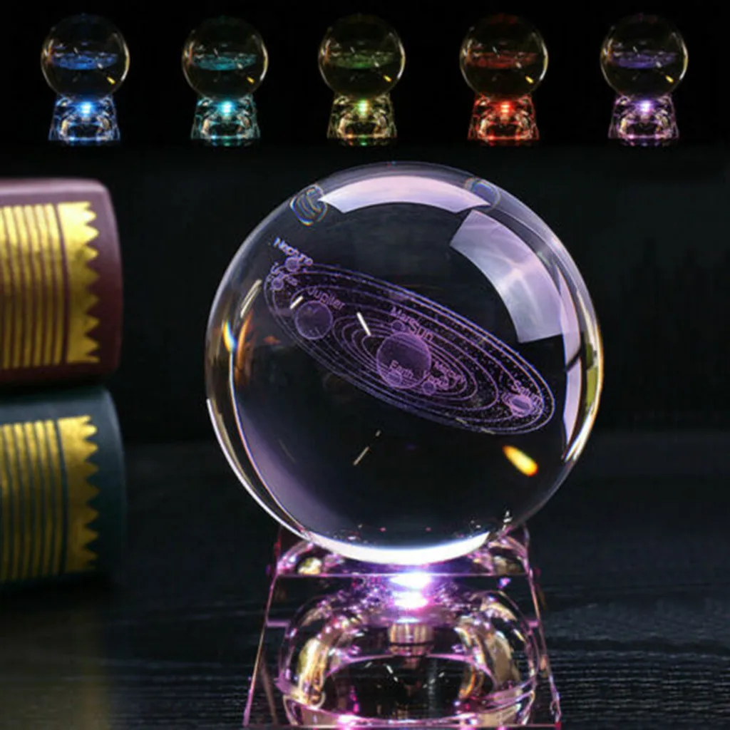 6/8CM Laser Engraved Solar System Ball 3D Miniature Planets Model Sphere Glass Globe Ornament Home Decor Gift for Astrophile
6/8CM Laser Engraved Solar System Ball 3D Miniature Planets Model Sphere Glass Globe Ornament Home Decor Gift for Astrophile