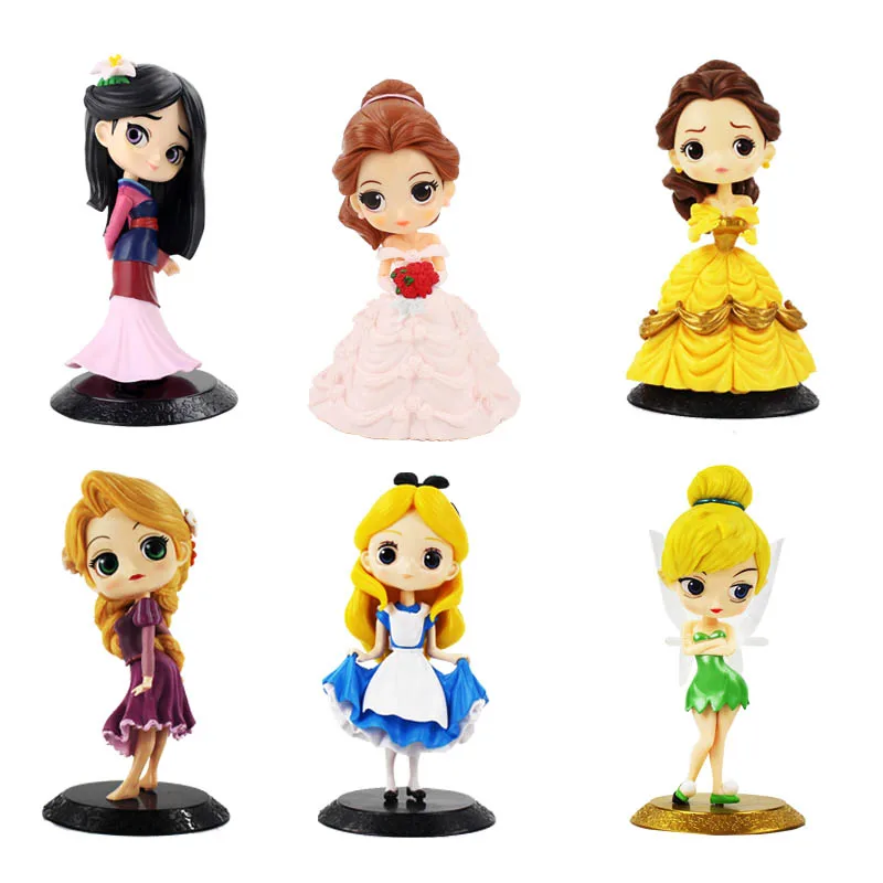11cm Q Posket Princess Figure Mulan Snow White Rapunzel Belle Figure Cake Decorations Action PVC Model Toy Girl Birthday Gifts
11cm Q Posket Princess Figure Mulan Snow White Rapunzel Belle Figure Cake Decorations Action PVC Model Toy Girl Birthday Gifts