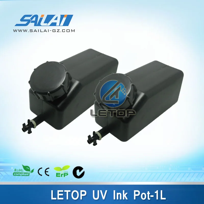 UV Flat Machine 1L Printer Black Ciss Ink Tank For UV Ink