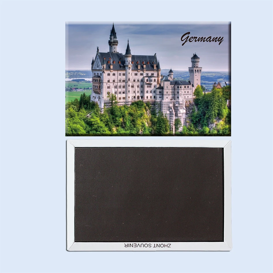 

Germany neuschwanstein castle bavaria romantic 22811 gifts for friends Travel souvenirs Creative refrigerator