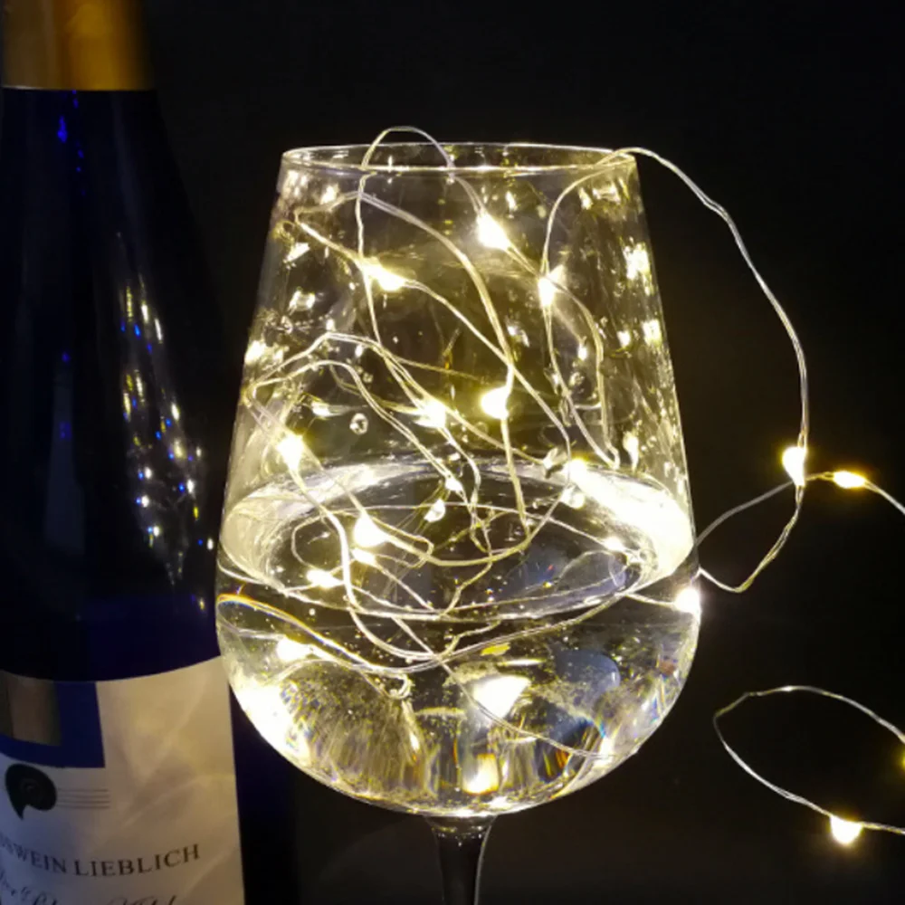 1Pc 2M 20 LED Christmas Garland Copper Wire Lights String Lamp Fairy lights For Indoor New Year Xmas Party Wedding Decoration
1Pc 2M 20 LED Christmas Garland Copper Wire Lights String Lamp Fairy lights For Indoor New Year Xmas Party Wedding Decoration