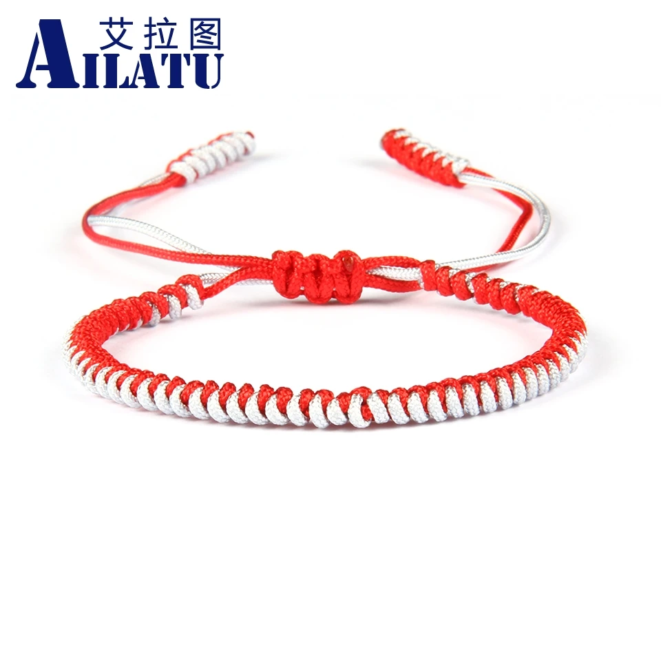 Ailatu Wholesale 10pcs/lot Mix 2 Colors String Tibetan Buddhist Braided Knots Lucky Rope Bracelet Nice Gift for Couples
Ailatu Wholesale 10pcs/lot Mix 2 Colors String Tibetan Buddhist Braided Knots Lucky Rope Bracelet Nice Gift for Couples