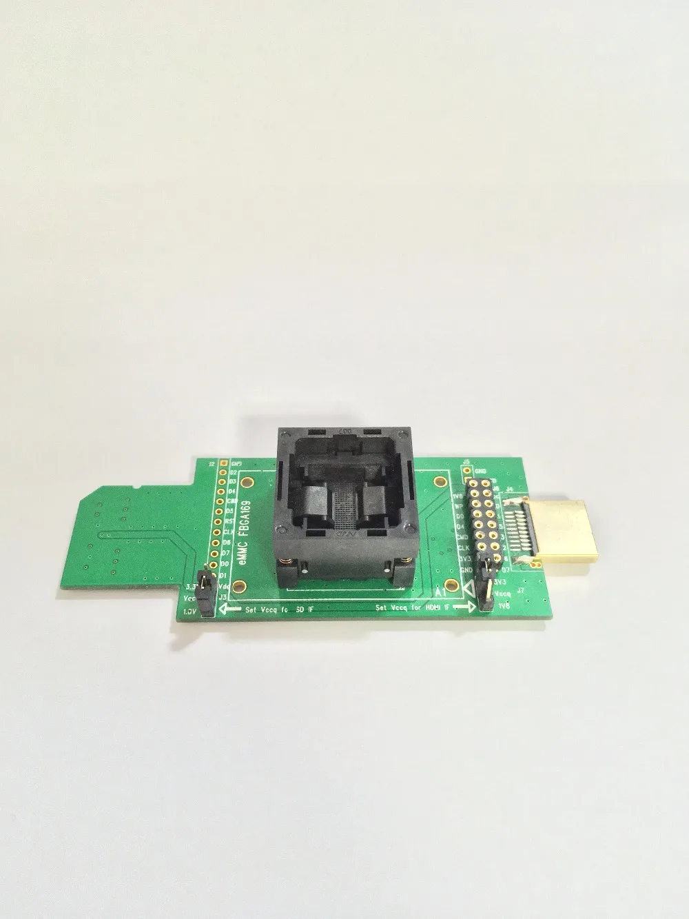 eMMC test socket flash chip eMMC153/eMMC169/BGA169 socket BGA153 Android phone flash data backup data recovery to SD--HDMI
eMMC test socket flash chip eMMC153/eMMC169/BGA169 socket BGA153 Android phone flash data backup data recovery to SD--HDMI