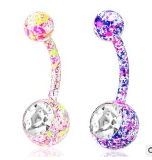 1 PCS Piercing Ombligo 316L Surgical Steel Paint Plated Crystal Belly Navel Bar Belly Button Rings Body Piercing Jewelry Pircing
1 PCS Piercing Ombligo 316L Surgical Steel Paint Plated Crystal Belly Navel Bar Belly Button Rings Body Piercing Jewelry Pircing