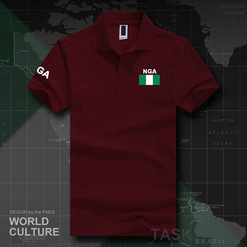 

Нигерийская рубашка-поло Nijeriya, мужские рубашки с коротким рукавом, белые брендовые рубашки с принтом для страны, 2017 хлопок, флаг национальной команды, новинка NG