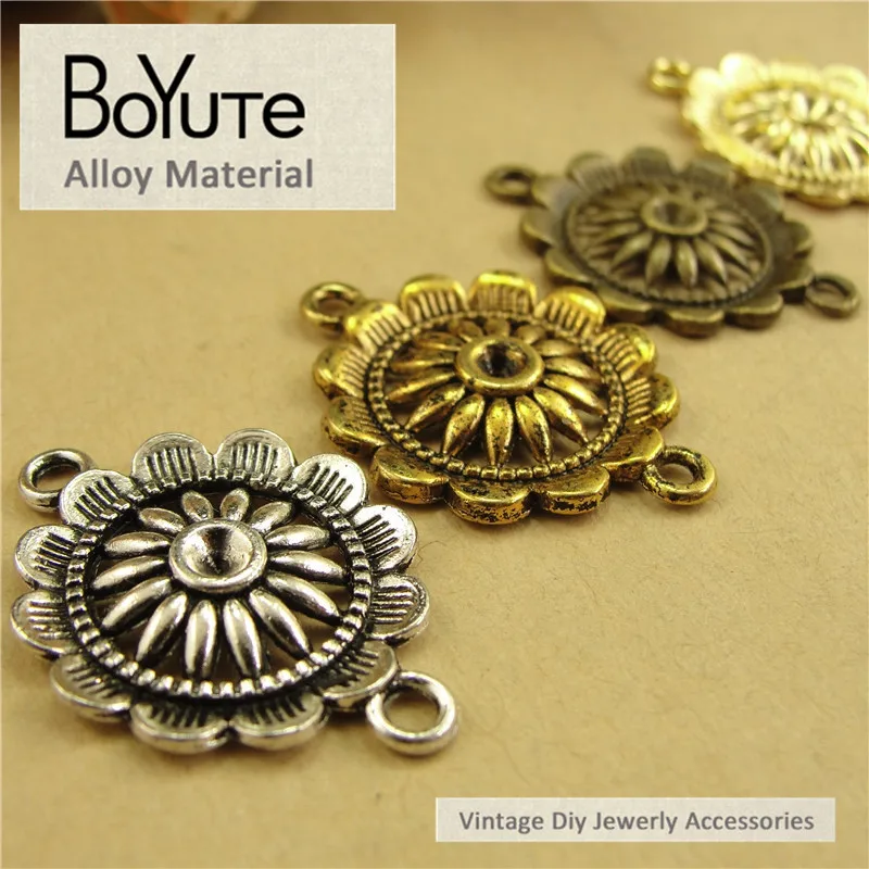 BoYuTe (50 Pieces/Lot) 20.5MM 4 Colors Zinc Alloy Sunflower Connector Pendant Charms for Jewelry Making Accessories Diy Handmade
BoYuTe (50 Pieces/Lot) 20.5MM 4 Colors Zinc Alloy Sunflower Connector Pendant Charms for Jewelry Making Accessories Diy Handmade