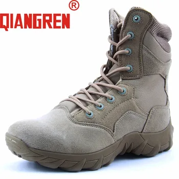 QIANGREN Military Factory-Direct Mens Tactical Boots Cow Suede American Army Desert Boots Spring Autumn Outdoors Botas Militares
QIANGREN Military Factory-Direct Mens Tactical Boots Cow Suede American Army Desert Boots Spring Autumn Outdoors Botas Militares
