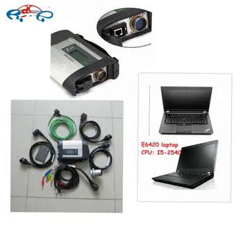MB STAR C4 MB SD Connect Compact C4 for MB Diagnostic Tool+Laptop E6420 I5cpu fast speed with Software SSD V2016.12 ready to use
MB STAR C4 MB SD Connect Compact C4 for MB Diagnostic Tool+Laptop E6420 I5cpu fast speed with Software SSD V2016.12 ready to use
