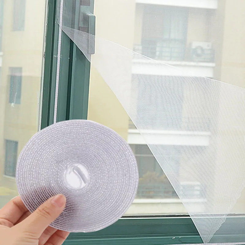 

2019 New Insect Screen Window Netting Kit Fly Bug Wasp Mosquito Curtain Mesh Net Cover Insect Window Net &Tape Dropshipping