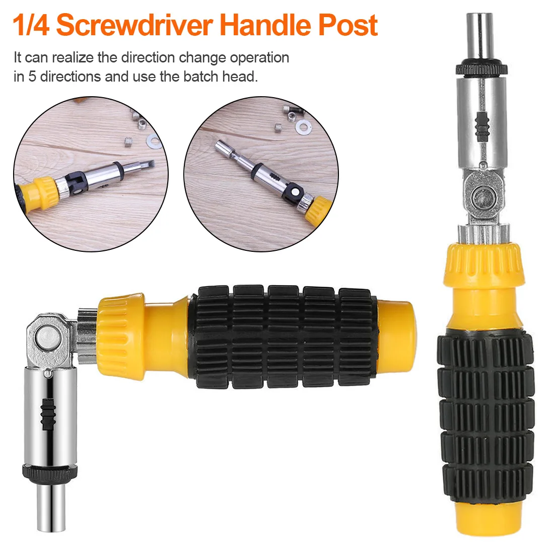 180 degree flexible 1/4 Inch Quick-change Ratcheting Sturdy 5 Positions Bits Holder free shipping
180 degree flexible 1/4 Inch Quick-change Ratcheting Sturdy 5 Positions Bits Holder free shipping