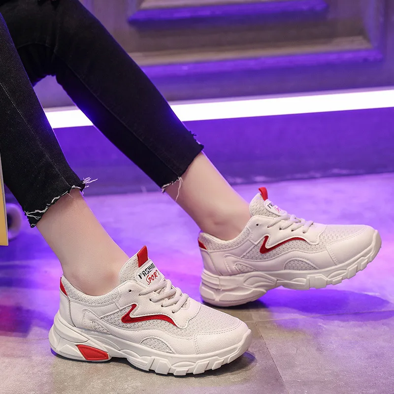 Jogging Walking Sport Running Shoes for Women Sneakers 2019 Patchwork Mesh Breathable Student Casual Sports Shoes Woman Sneakers
Jogging Walking Sport Running Shoes for Women Sneakers 2019 Patchwork Mesh Breathable Student Casual Sports Shoes Woman Sneakers