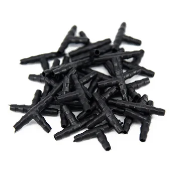 50X Plastic Tee Joint Hoses Coupling Connector Irrigation Drip System For 4 /7mm Water Pipe Joint Watering Parts
50X Plastic Tee Joint Hoses Coupling Connector Irrigation Drip System For 4 /7mm Water Pipe Joint Watering Parts