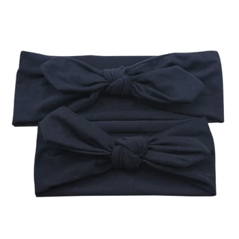 Headband 2 Pcs/Pair Kid Girls Mother Daughter Rabbit Ear Bow Headband Elastic Hair Band Pure Color Newborn Photography Props 
Headband 2 Pcs/Pair Kid Girls Mother Daughter Rabbit Ear Bow Headband Elastic Hair Band Pure Color Newborn Photography Props