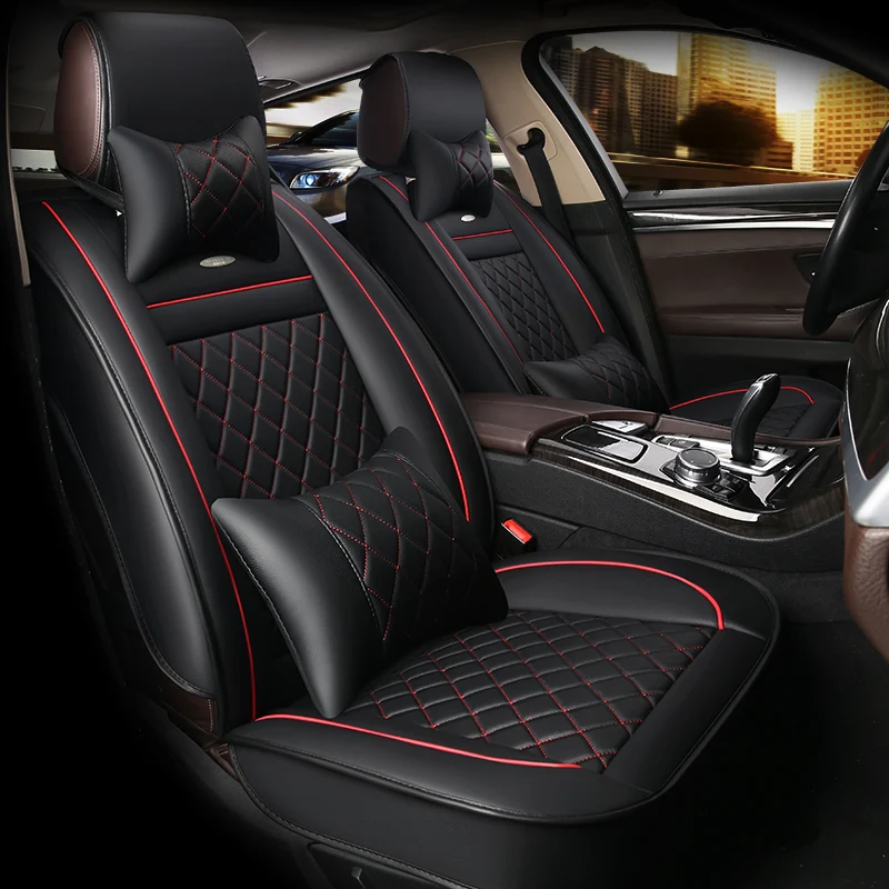 HLFNTF Leather Car Seat Covers For Hyundai solaris ix35 i30 ix25 Elantra accent tucson 2016 car accessories car-styling
HLFNTF Leather Car Seat Covers For Hyundai solaris ix35 i30 ix25 Elantra accent tucson 2016 car accessories car-styling