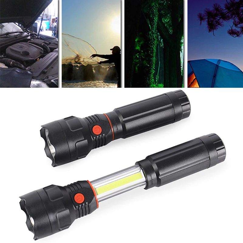300lm LED COB 2 in 1 Magnetic Torch Camping Light Stretchable Flashlight Working Repairing Lamp with Magnetic Foot
300lm LED COB 2 in 1 Magnetic Torch Camping Light Stretchable Flashlight Working Repairing Lamp with Magnetic Foot