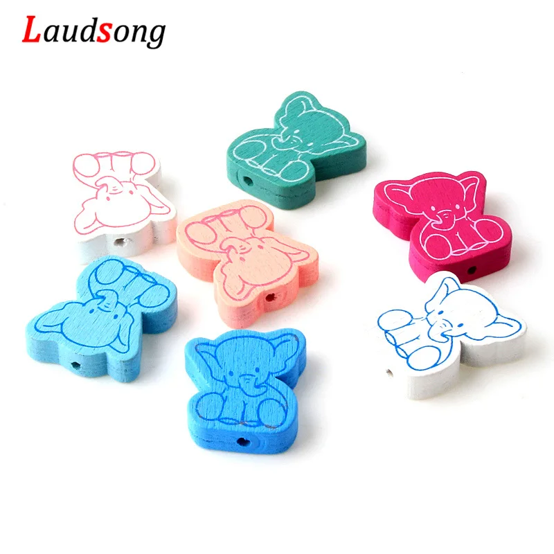 30Pcs Mixed Color Elephant Natural Wooden Beads For Jewelry Making Kids Toys Wood Spacer Beads Baby Gift 20x25mm
30Pcs Mixed Color Elephant Natural Wooden Beads For Jewelry Making Kids Toys Wood Spacer Beads Baby Gift 20x25mm