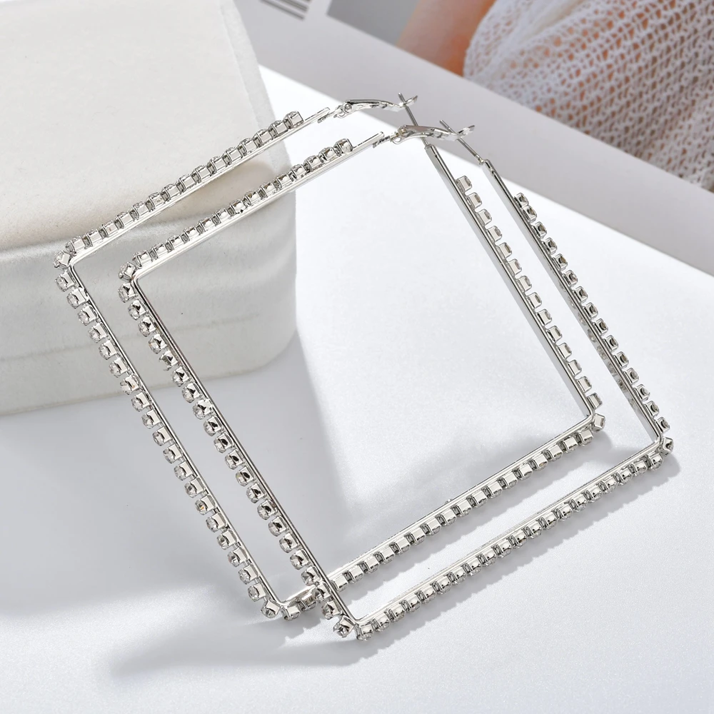 2019 Korea Fashion Trendy Big Card Exaggerated Bightclub Square Crystal Earrings For Women Prevent Allergy Pendant Jewelry
2019 Korea Fashion Trendy Big Card Exaggerated Bightclub Square Crystal Earrings For Women Prevent Allergy Pendant Jewelry