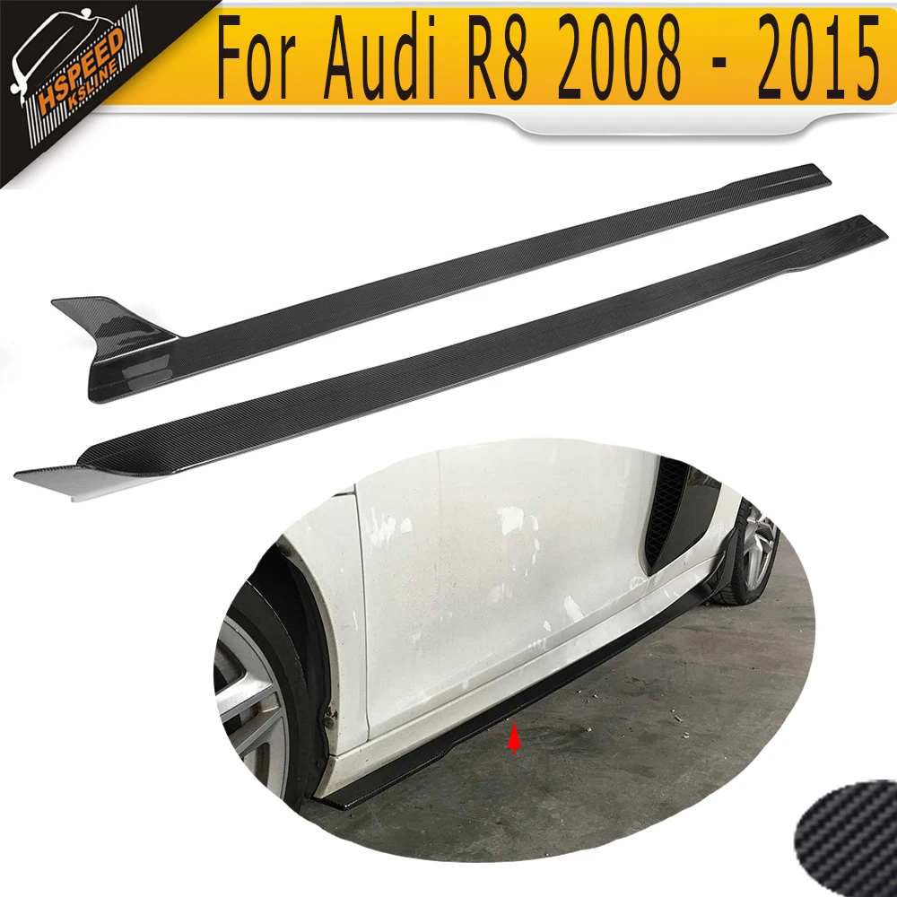 Carbon Fiber Car Side Skirt for Audi R8 2008 - 2015 Side Bumper Skirts Extension Car Styling
Carbon Fiber Car Side Skirt for Audi R8 2008 - 2015 Side Bumper Skirts Extension Car Styling