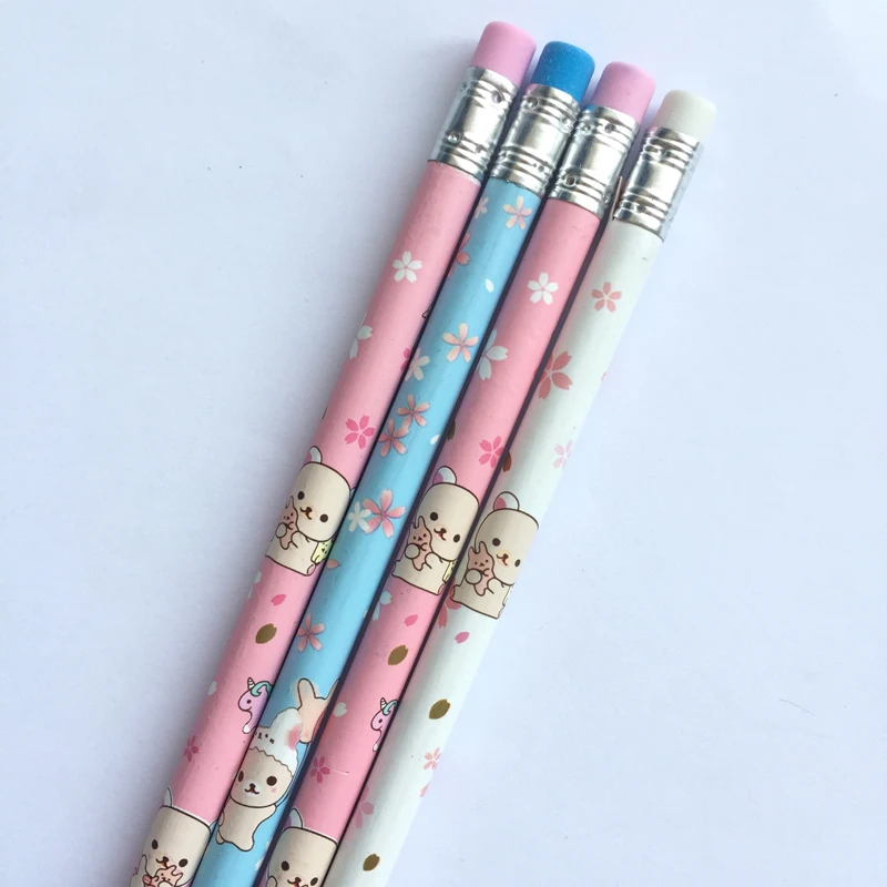 4pcs /Set Kawaii Rilakkuma HB Standard Wooden Pencil Writing Drawing Pencil School Supply Stationery
4pcs /Set Kawaii Rilakkuma HB Standard Wooden Pencil Writing Drawing Pencil School Supply Stationery